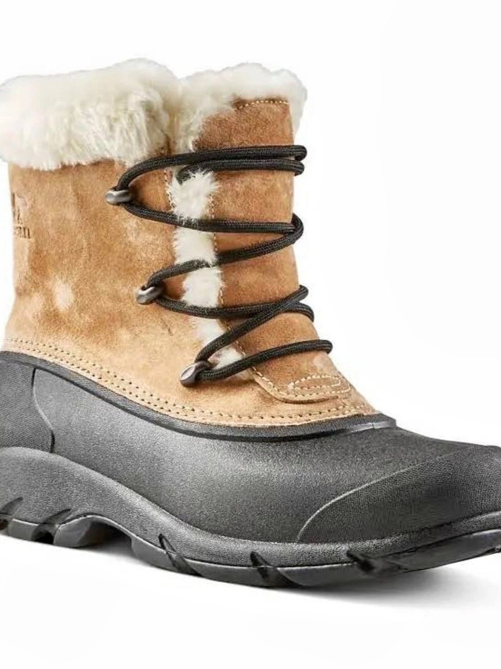 Sorel Snow Angel Boot in Brown & Black